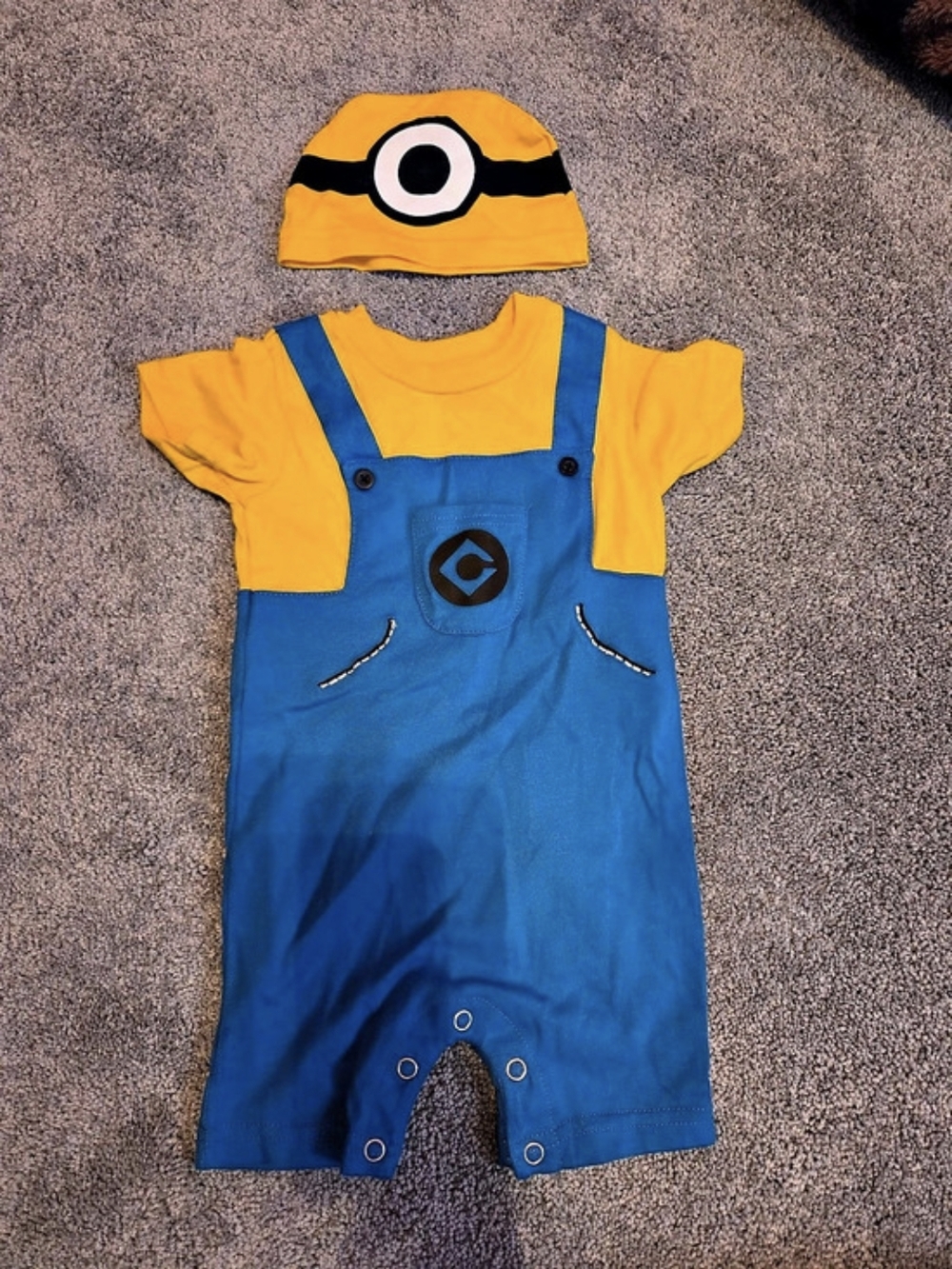 Despicable Me Minion costume Baby 12M Blue & Yellow